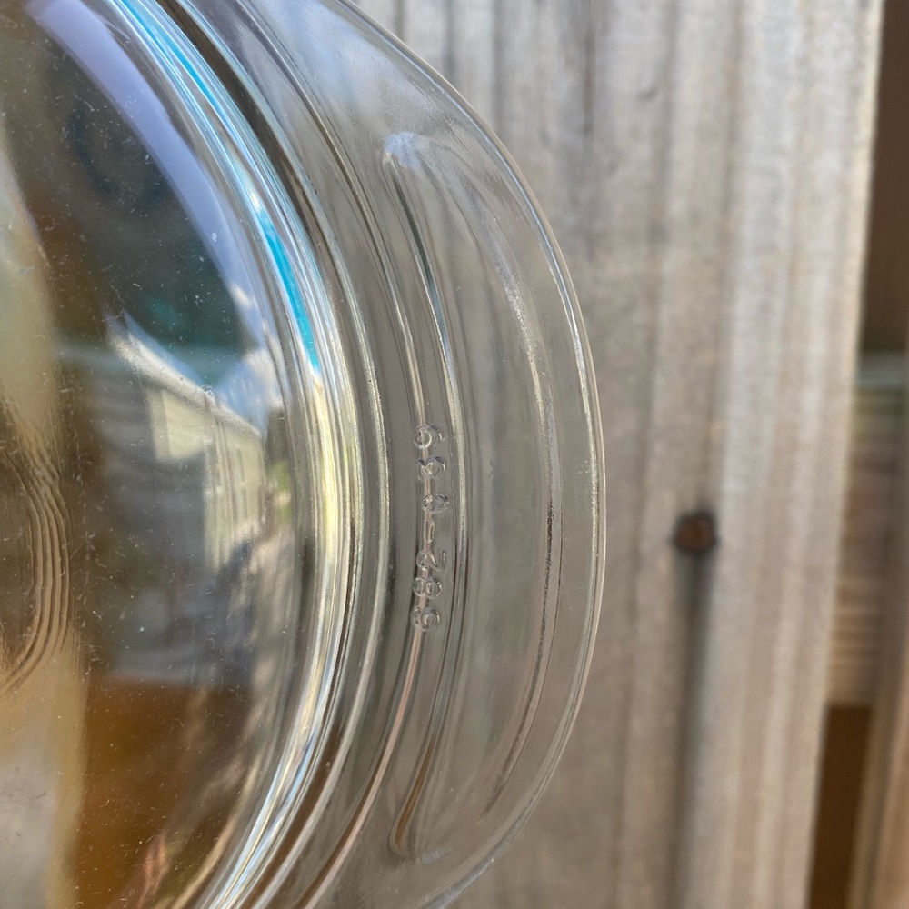 Pyrex Clear Glass Cookware Lid